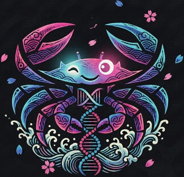 Günther the fast crab, editing DNA